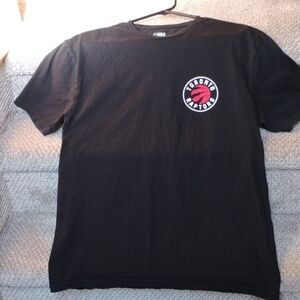 NBA Black Toronto Raptors Logo Tee